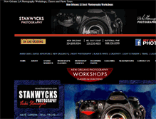 Tablet Screenshot of neworleansphotoworkshops.com